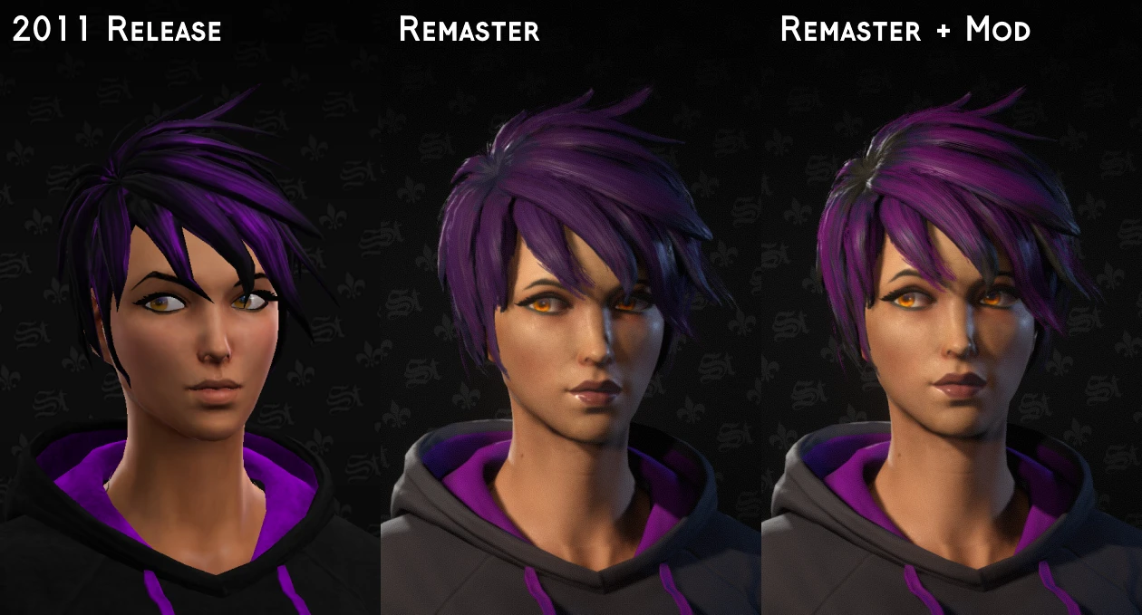 Saints Row: The Third Remastered "Классические радужные краски для волос"