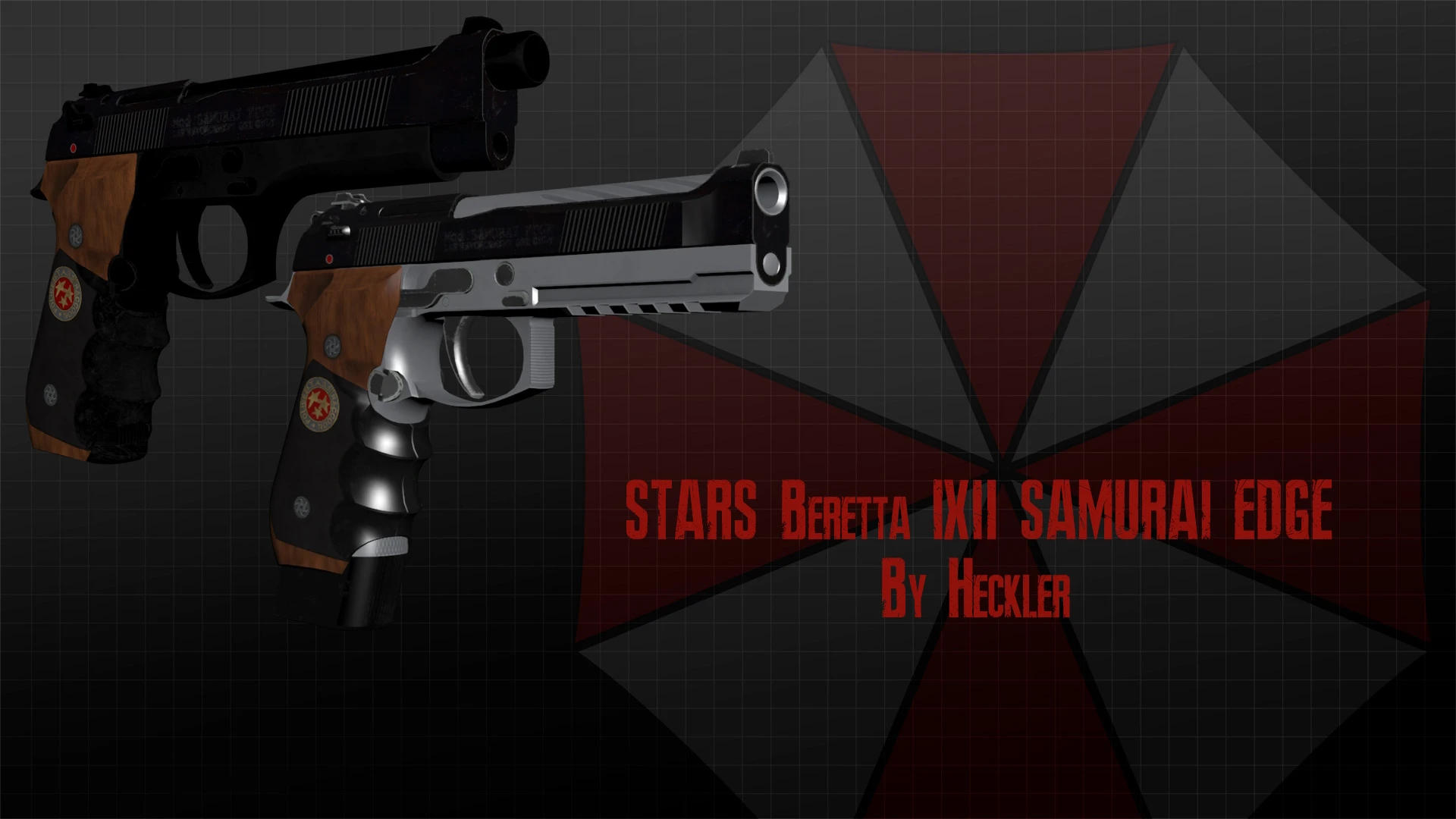 Resident Evil 2 "STARS Beretta 92 SAMURAI EDGE"