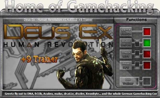 Deus Ex: Human Revolution ~ The Missing Link: Трейнер/Trainer (+9) [1.4.66.0] {sILeNt heLLsCrEAm / HoG}