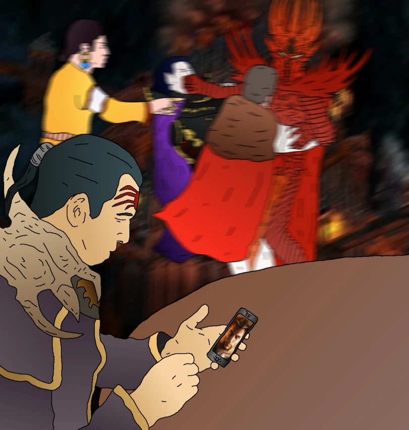 Пока остальные сражаются, Арантир развлекается