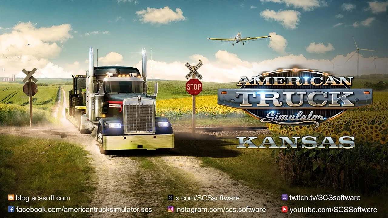 Объявлена дата выхода DLC Канзас для American Truck Simulator