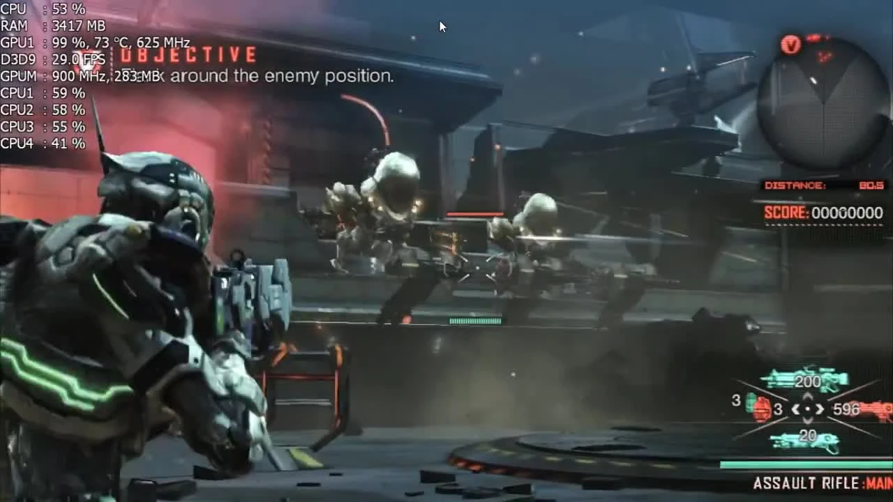 Vanquish / Ванквиш на слабом ноутбуке