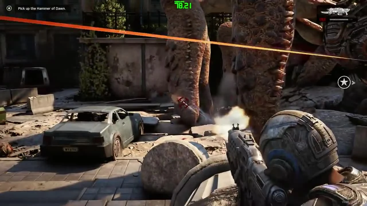 Gears Of War 4 RX 470 4GB OC & i7 6700K | 1080p Асинхронный ON / OFF Ультра настройки | Фреймрейт тест