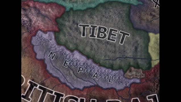 Hearts of Iron 4 "Nepal: Buffed"