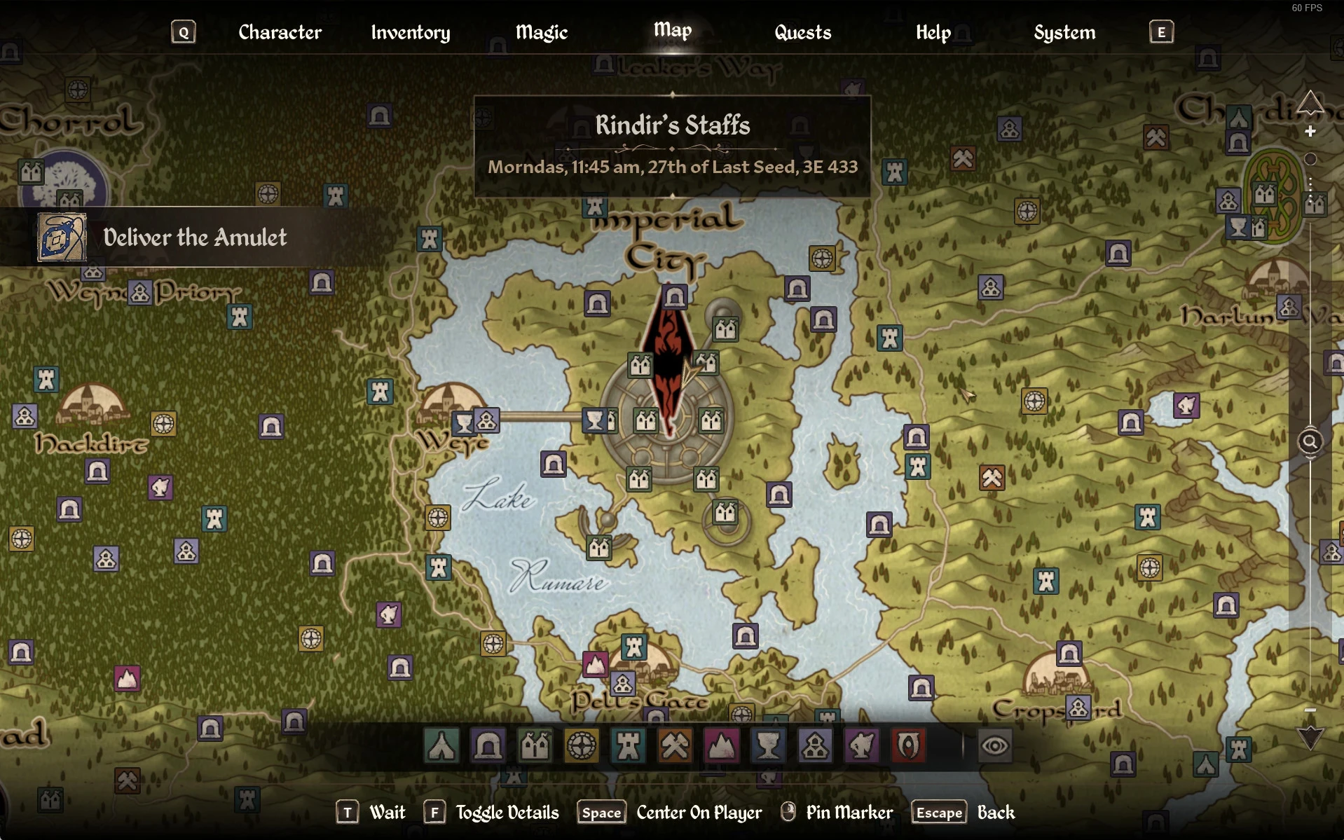 The Elder Scrolls 4: Oblivion Remastered "Бумажная карта Сиродила"