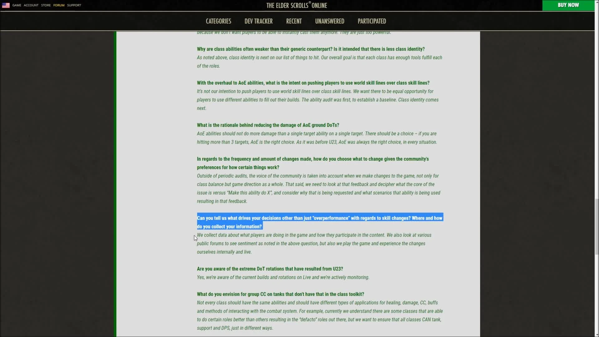 TES Online - Scalebreaker: изменения боевой системы - ответы разработчиков