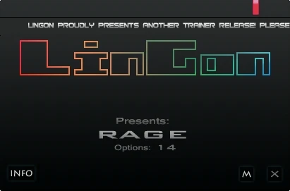Rage: Трейнер (+14) [1.0] {LinGon}