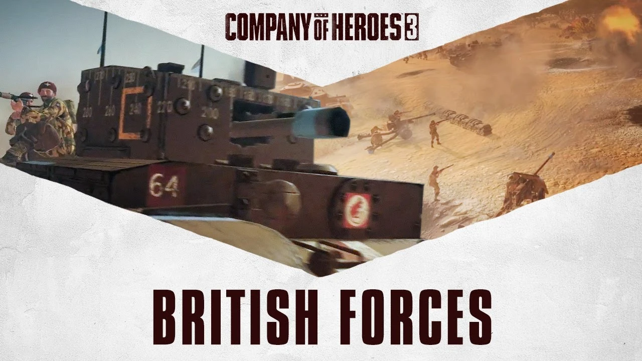 Новый трейлер Company of Heroes 3 посвящён британцам и их союзникам по Содружеству