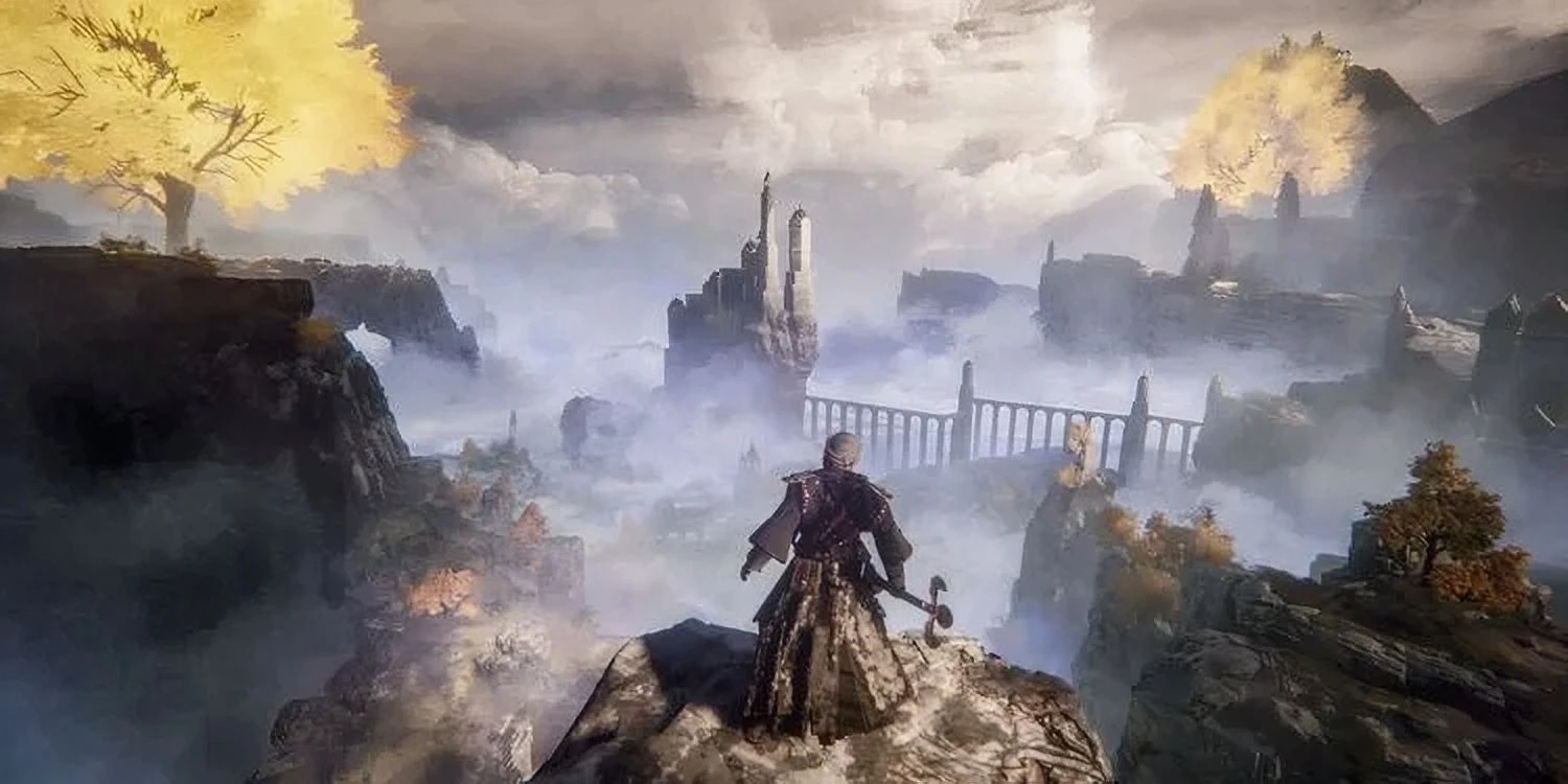 Художник воссоздал в Dreams великолепный пейзаж Elden Ring