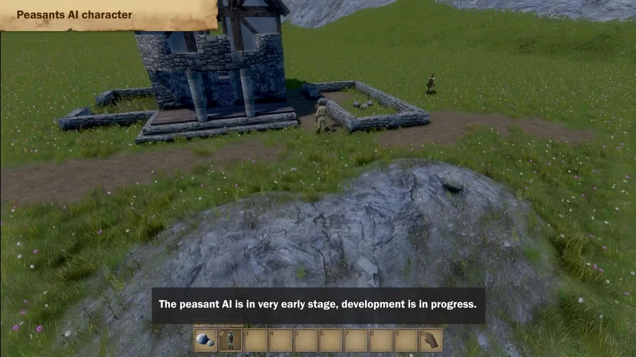 Medieval Engineers - В игре появилась рабочая сила и чудо-устройство для манипуляций