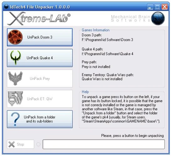 IdTech4 File Unpacker 1.0.0.0