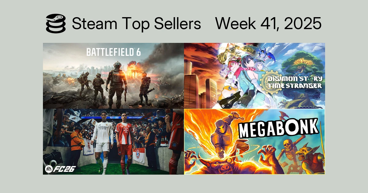 Battlefield 6 вырвалась в лидеры чарта продаж Steam за прошлую неделю всего за несколько дней до релиза