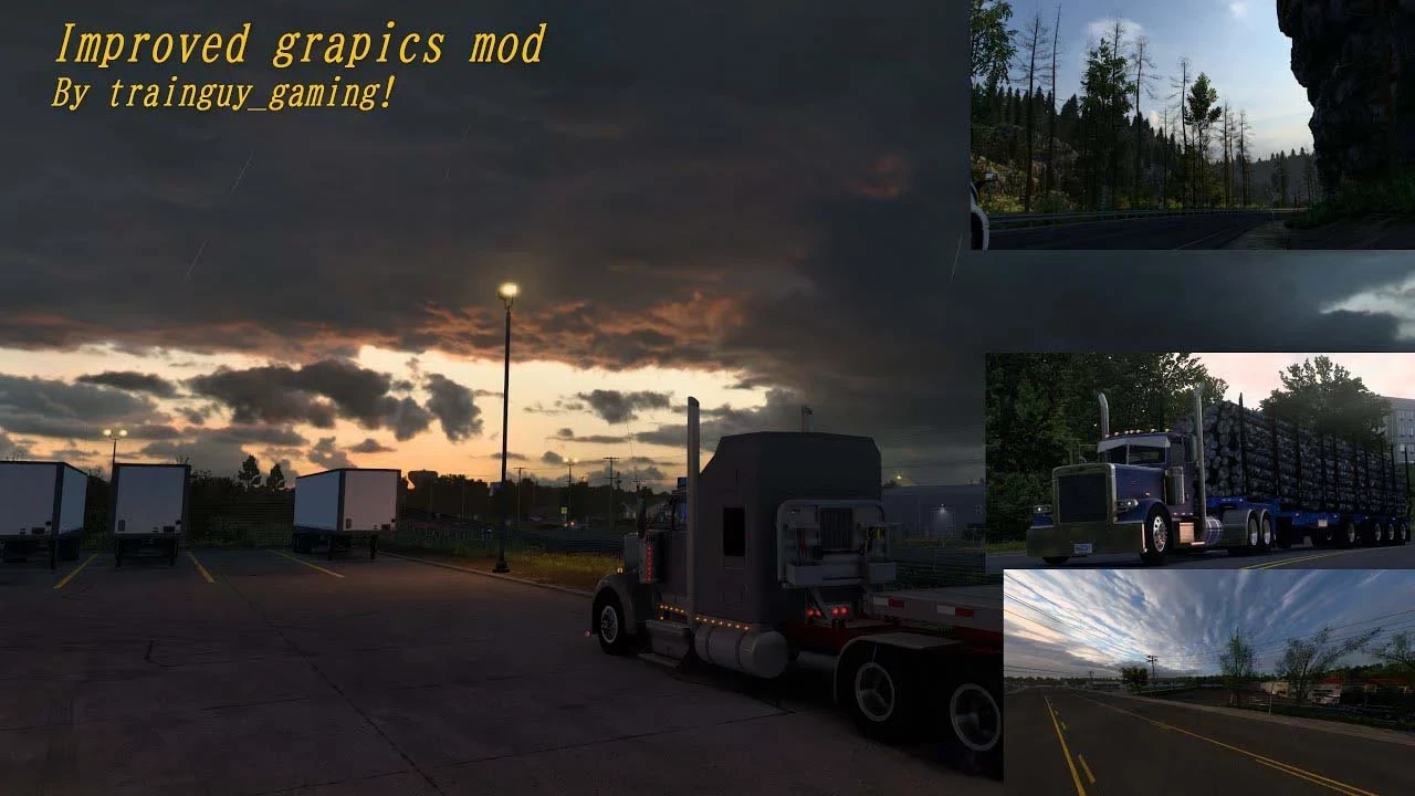 American Truck Simulator "Реалистичная графика" [23.03.2024]