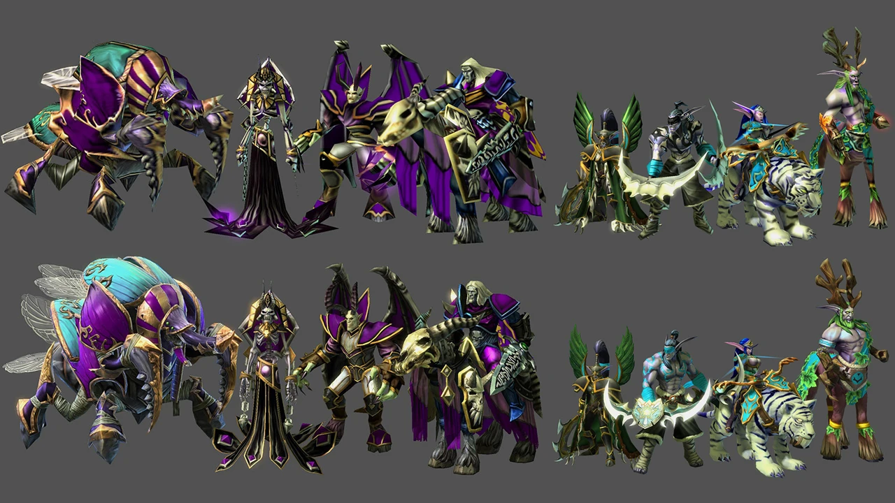 Blizzard выпустила официальные игровые материалы Warcraft 3 для моддеров StarCraft 2