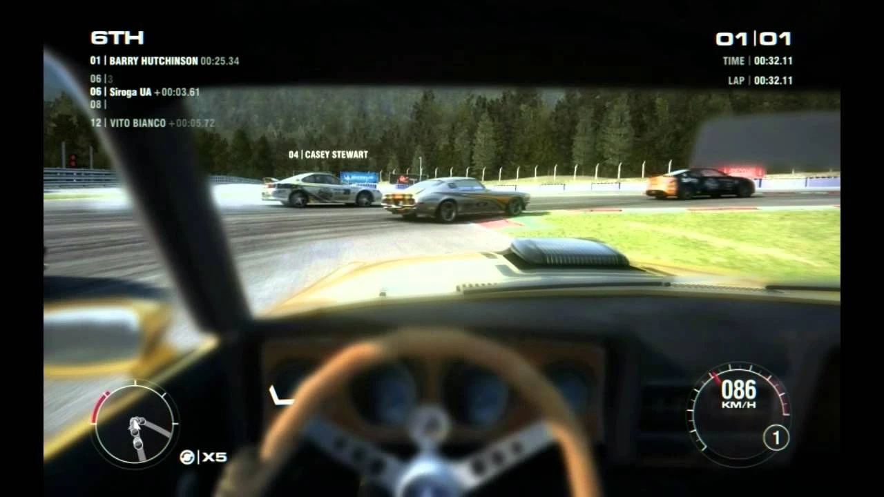 GRID 2 "Cockpit Cam Mod 0.9(beta) [Вид из кабины]"