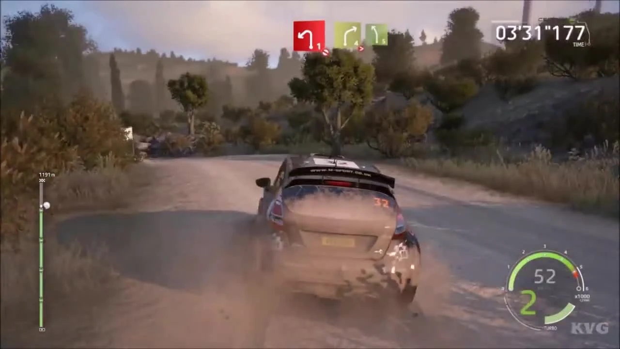 Ford Fiesta R5 - WRC 6 FIA World Rally Championship - Тест-драйв Геймплей (PC HD)