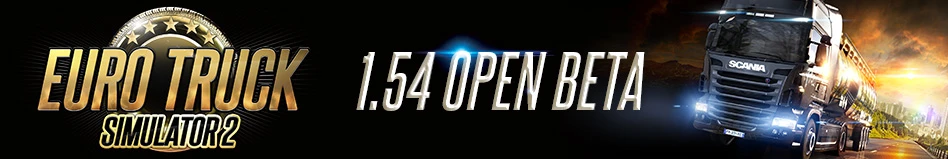 Стартовала открытая бета обновления 1.54 для Euro Truck Simulator 2