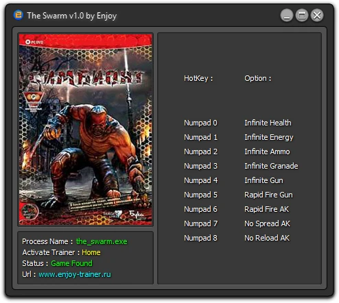 The Swarm: Трейнер/Trainer (+9) [1.0] {Enjoy}