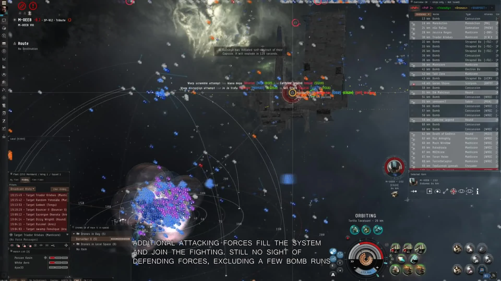 На выходных прошло крупнейшее сражение в EVE Online