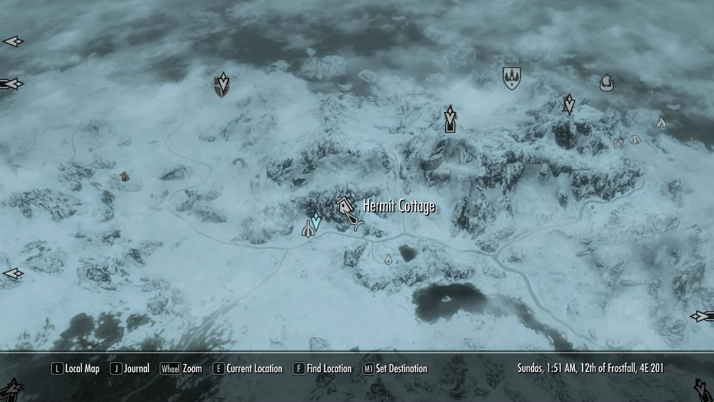 Skyrim LE "Хижина Отшельника [RU]"