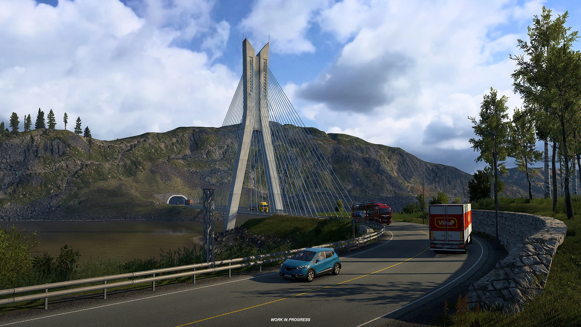 Свежие скриншоты из будущего DLC Северные горизонты для Euro Truck Simulator 2 - Дорожная сеть