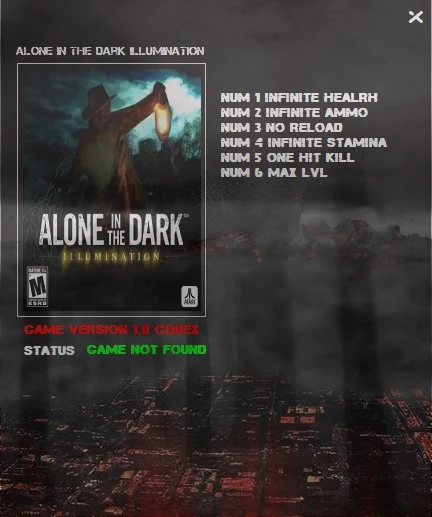 Alone in the Dark: Illumination: Трейнер/Trainer (+6) [1.0] {LIRW / GHL}