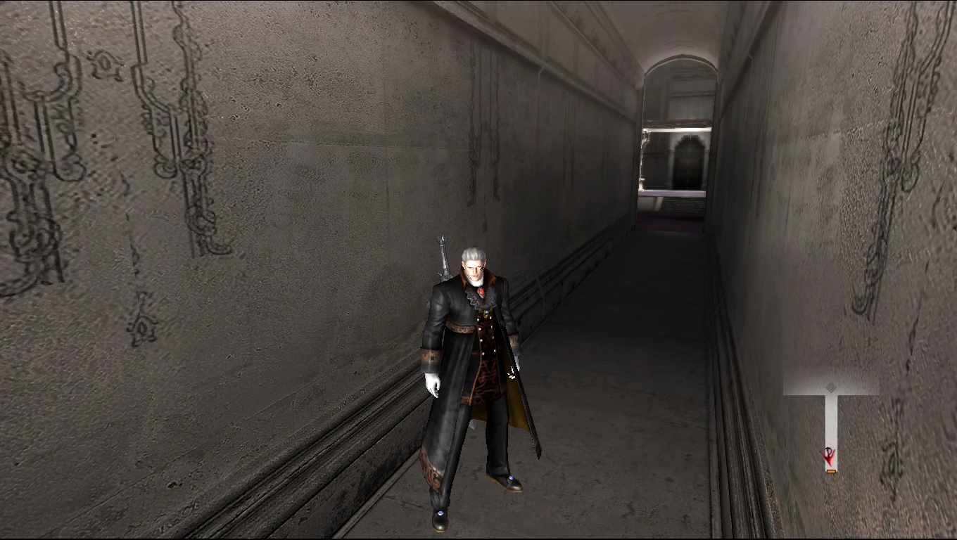 Devil May Cry 4 "Спарда в темных цветах с оранжевыми вставками"