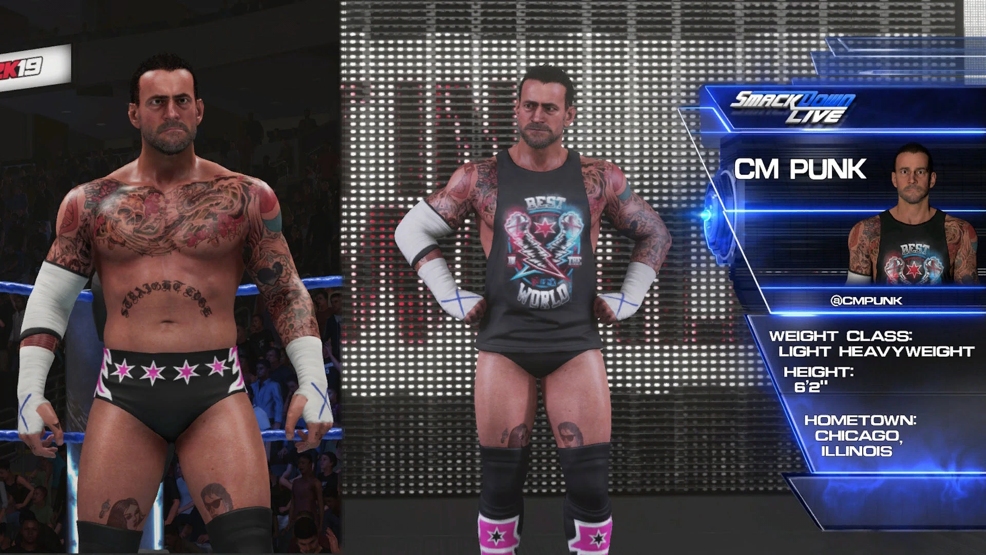 WWE 2K19 "Си Эм Панк из WWE 2K25"