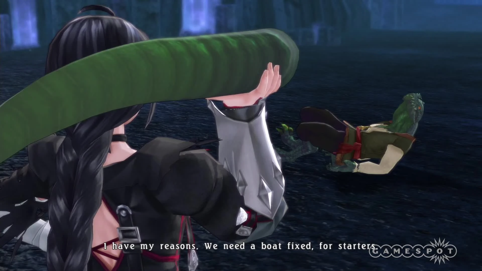 Tales of Berseria - Бой с боссом Demon (Геймплей)