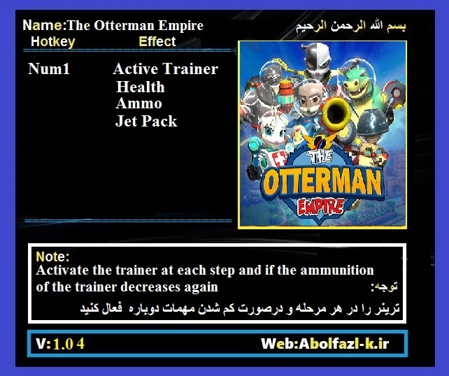 The Otterman Empire: Трейнер/Trainer (+3) [1.0.4] {Abolfazl.k}