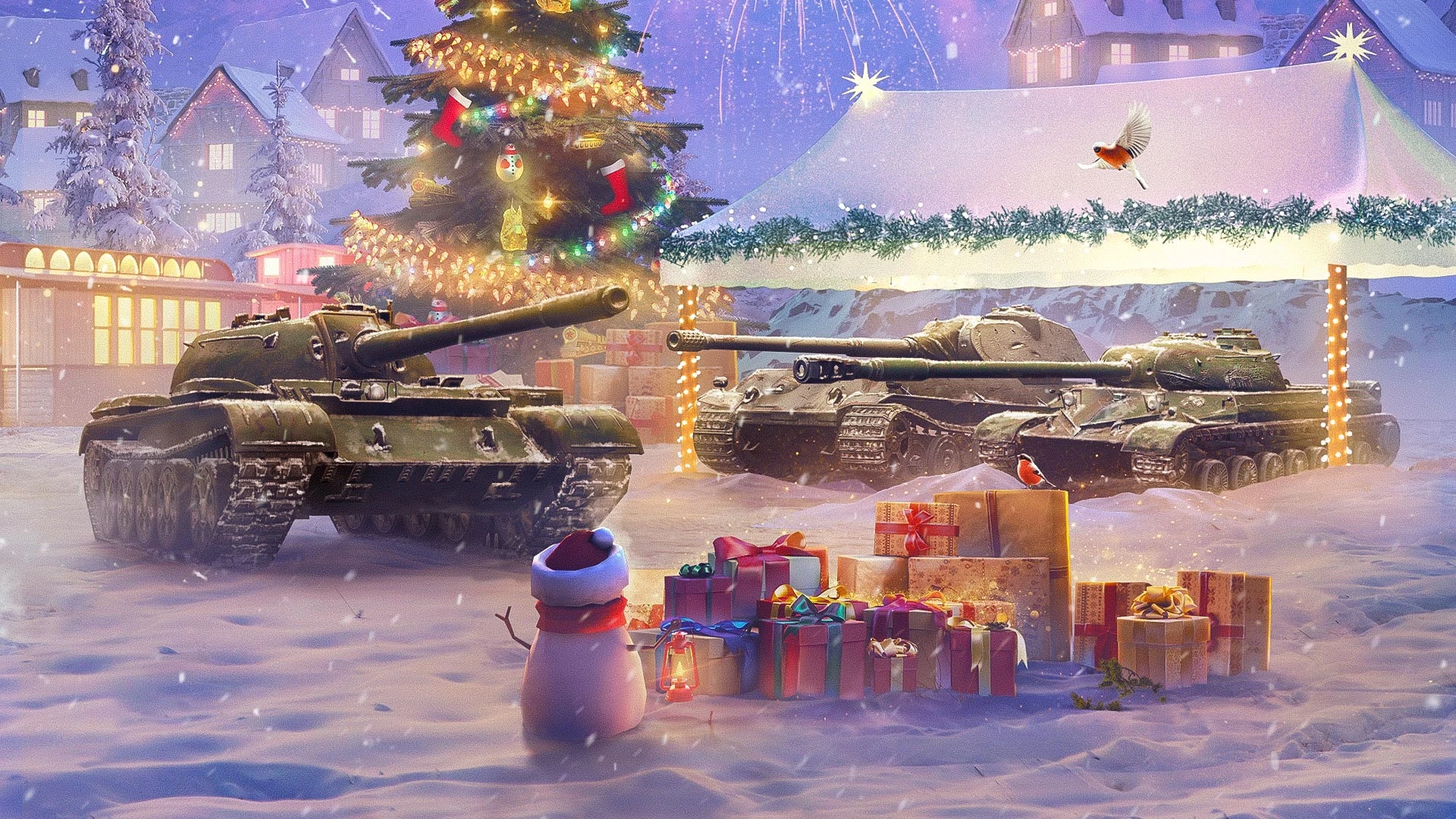 World of Tanks с размахом отмечает Новый год и дарит игрокам PS5