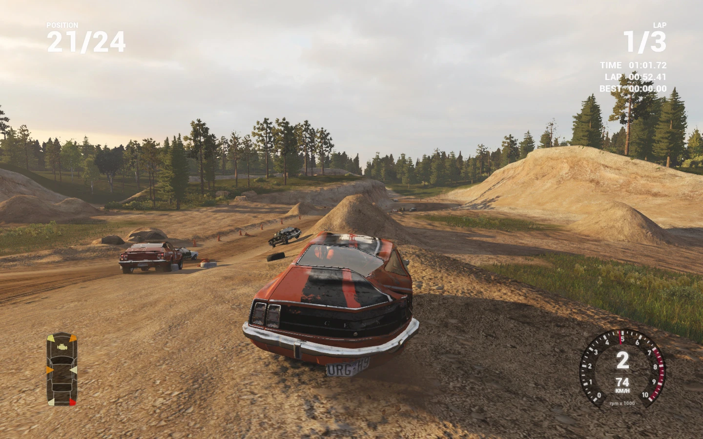 Wreckfest - Трассы - Race - Sandpit
