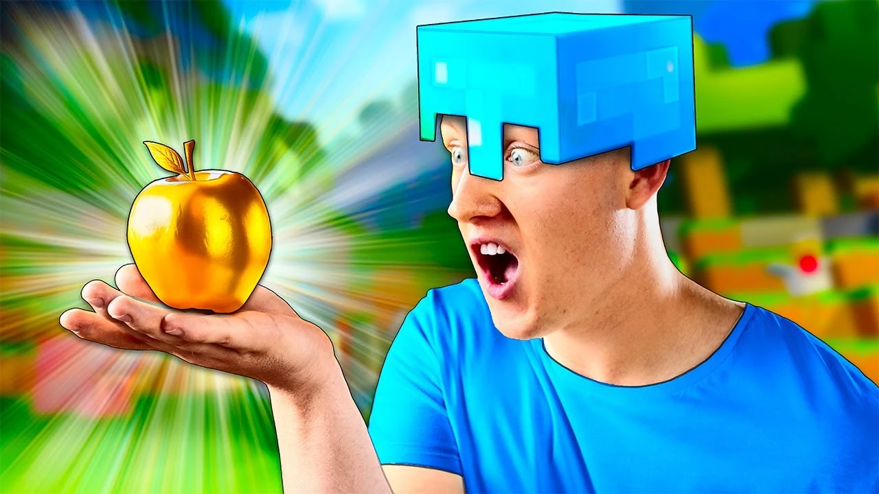 Ютубер повторяет еду из Minecraft, Fortnite, Genshin Impact и других игр