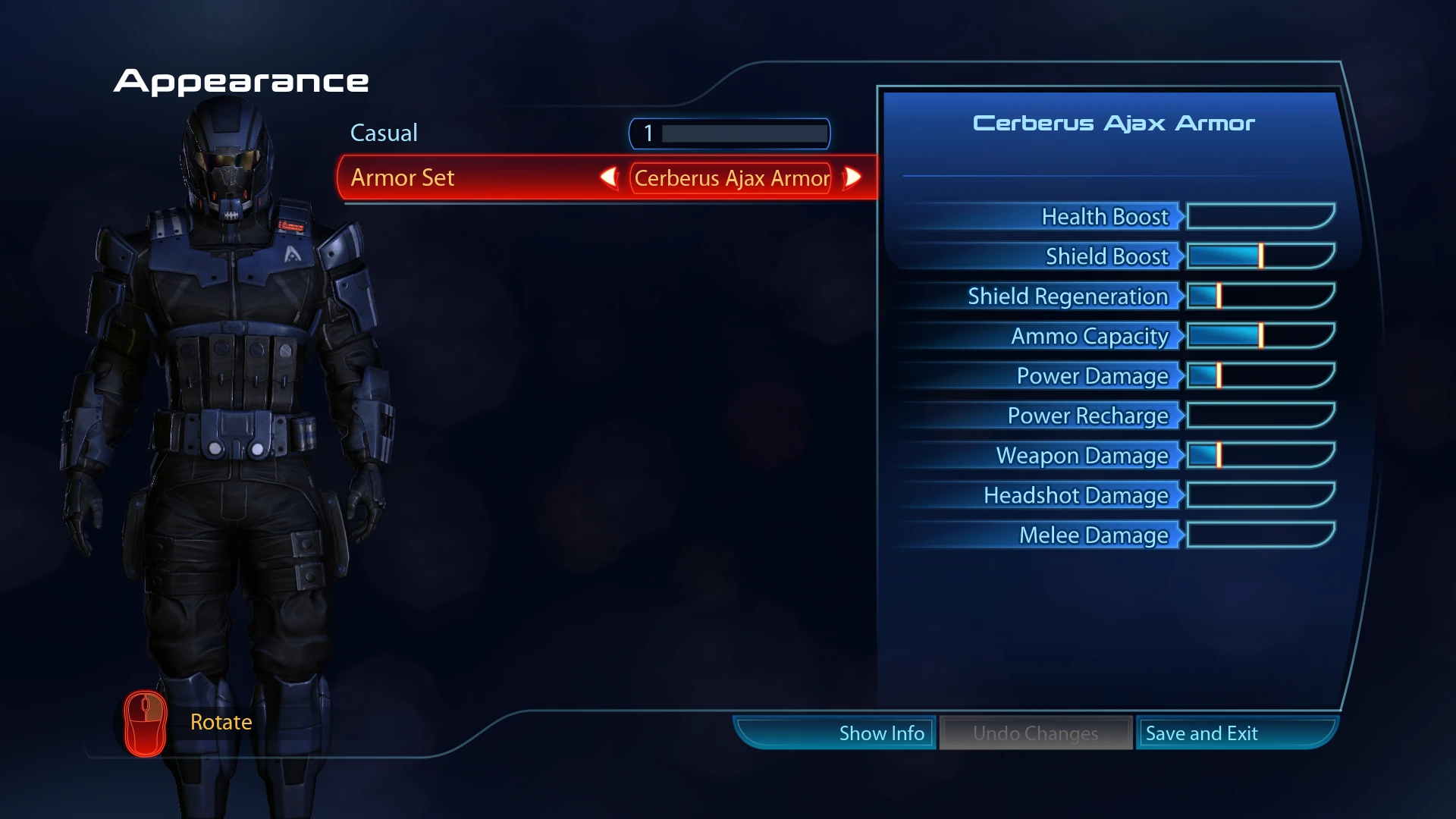 Mass Effect 3 "Ajax Armor in Alliance Colors"