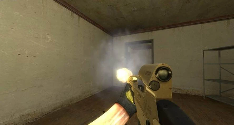 Counter-Strike: Source "Эффект стрельбы"