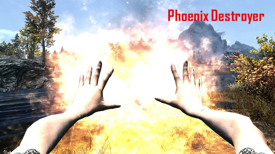 TES 5: Skyrim "Phenderrix Magic Evolved +211 Spells - Update 19"