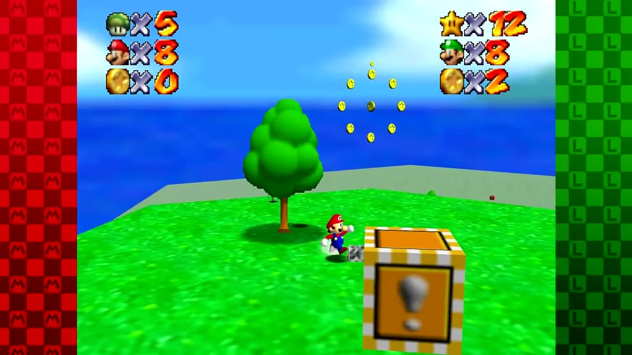 Super Mario 64 "Мультиплеер. Часть 3 (2 Игрока)"