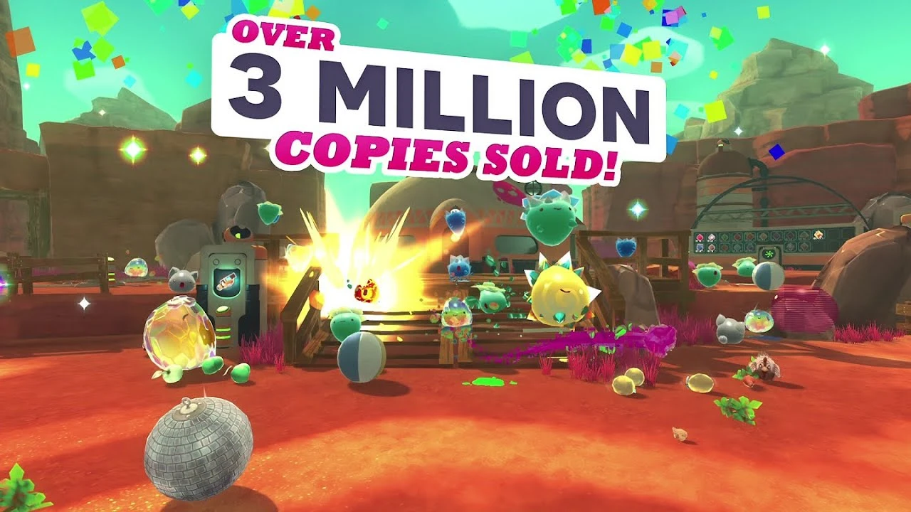 Симулятор разведения няшных слаймов Slime Rancher разошёлся тиражом 3 миллиона копий