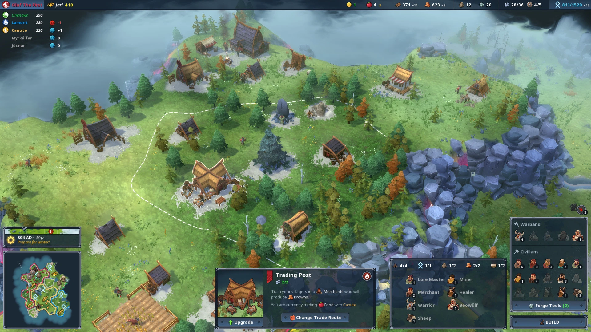 Игра Northgard выйдет в сентябре на гибридной консоли
