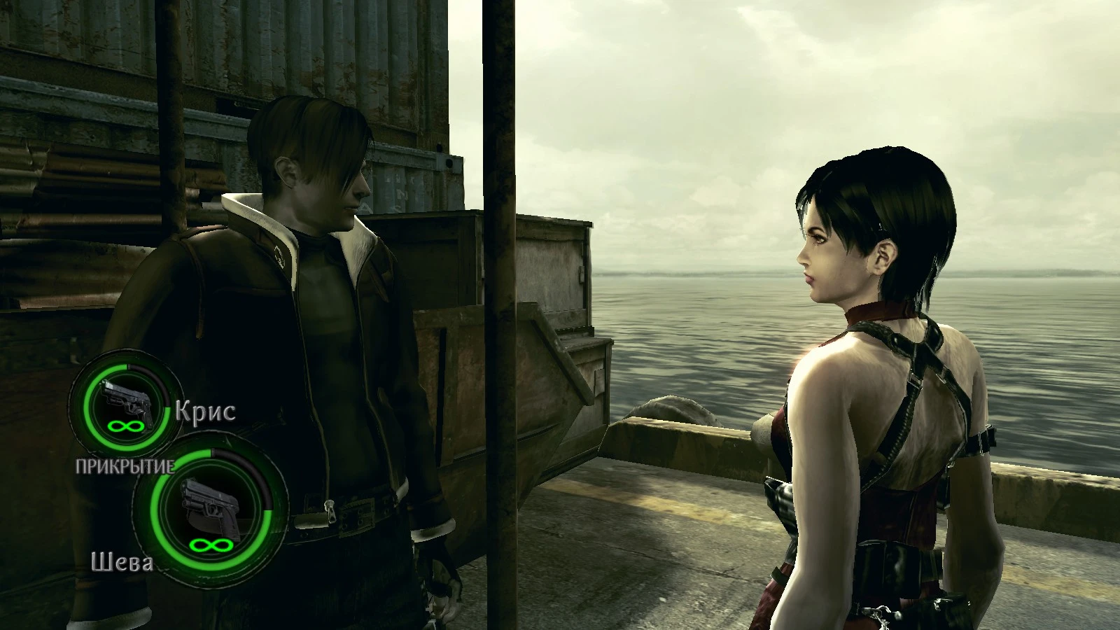 Resident Evil 5 "Леон из RE4 на замену Криса Сафари/ Leon from RE4 to Chris safari"