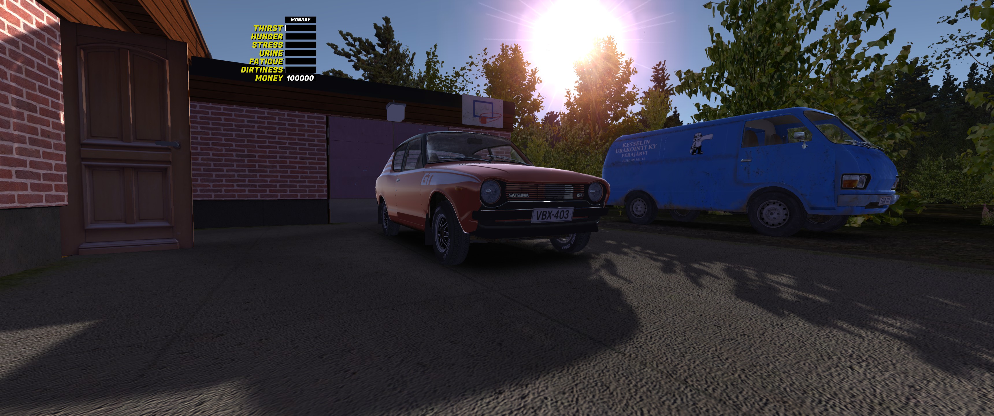 My Summer Car "Сохранение - Сатсума GT, Ничего не затронуто"