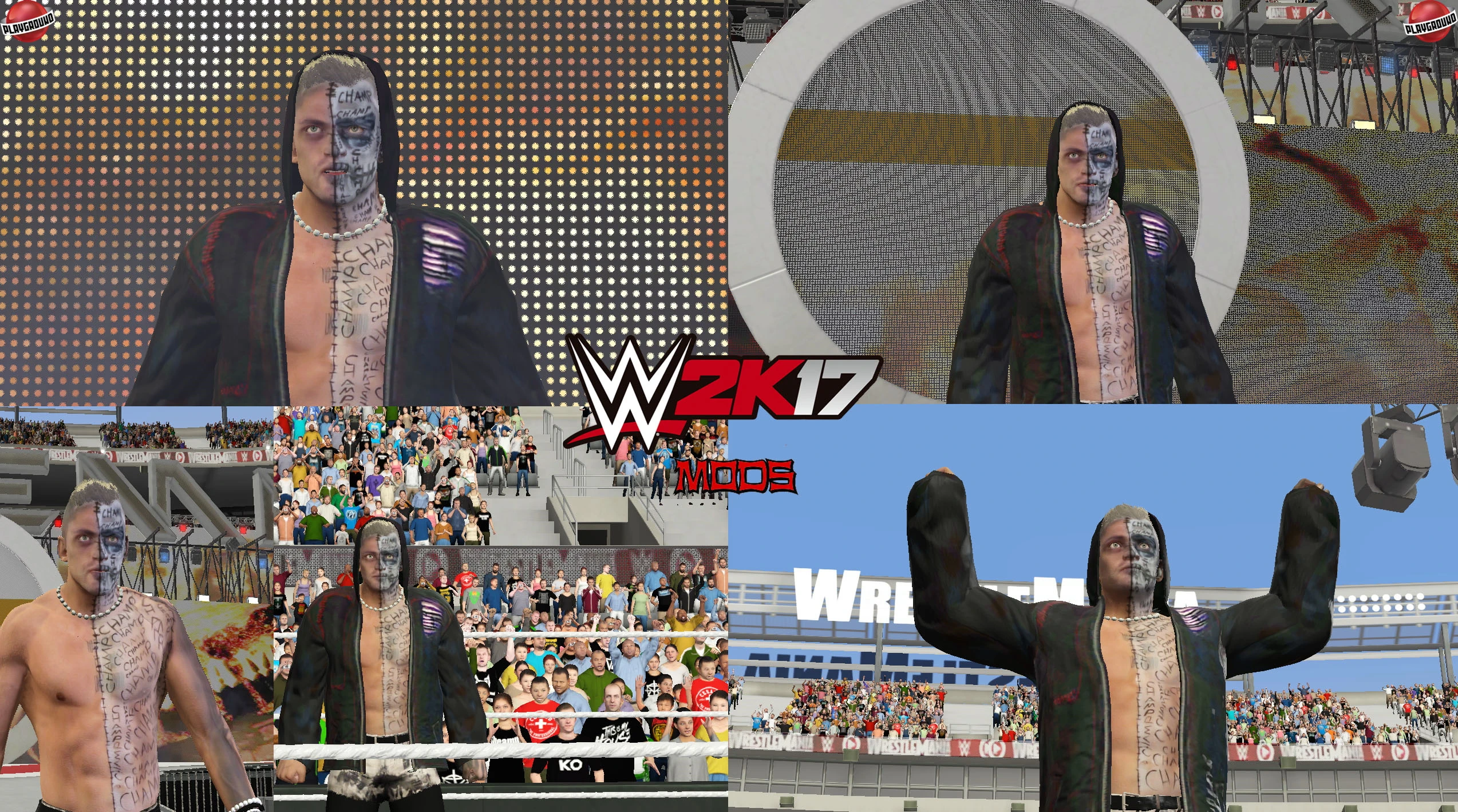 WWE 2K17 "Darby Allin '20 (Лицевая анимация) WWE 2K19 Порт мод"