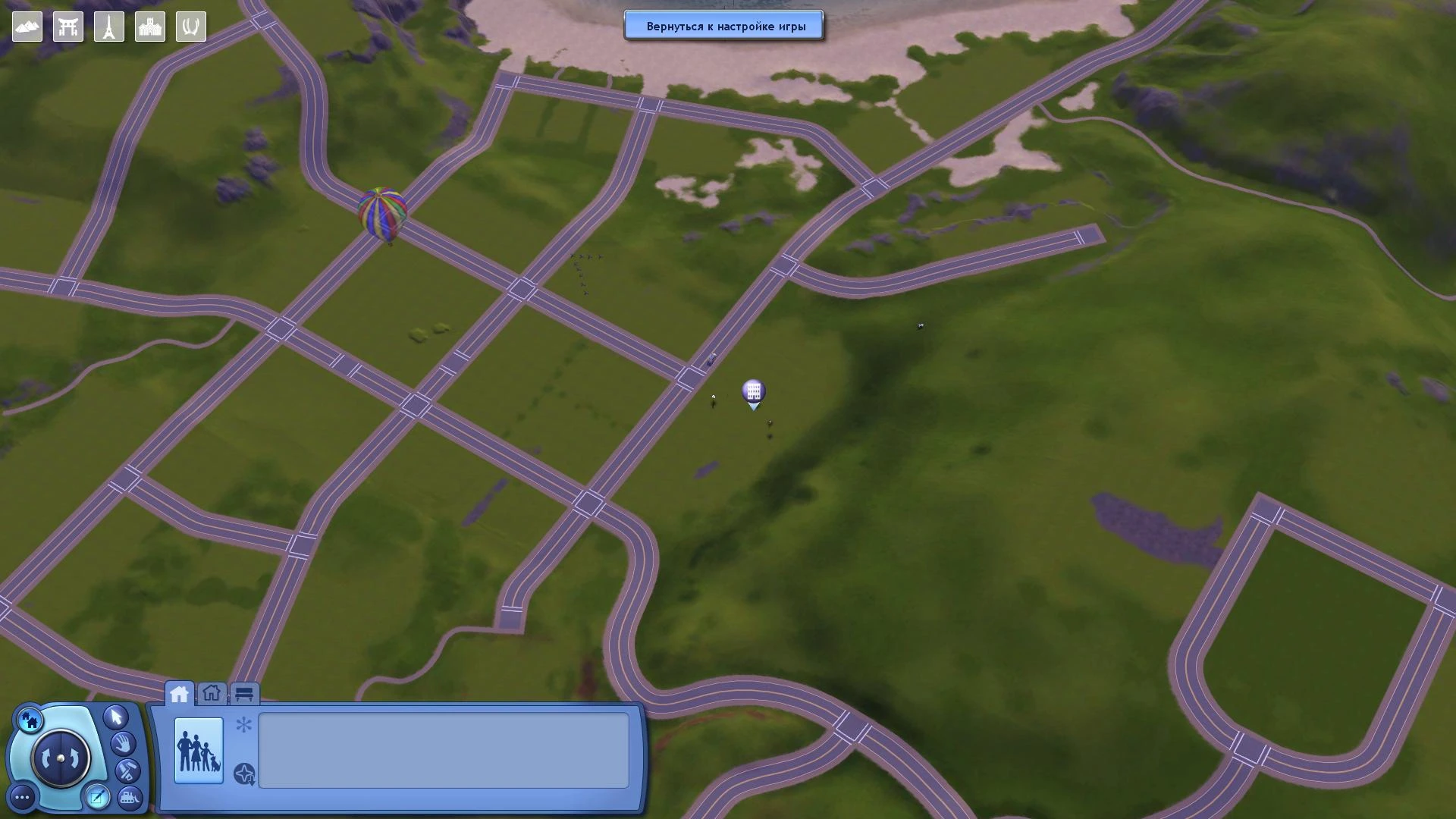 Sims 3 "абсолютно пустой город Сансет Вэлли"