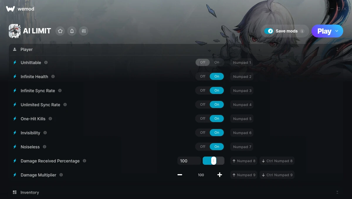 AI Limit "Трейнер +25" [UPD: 07.07.2025] {GreenHouse / WeMod}