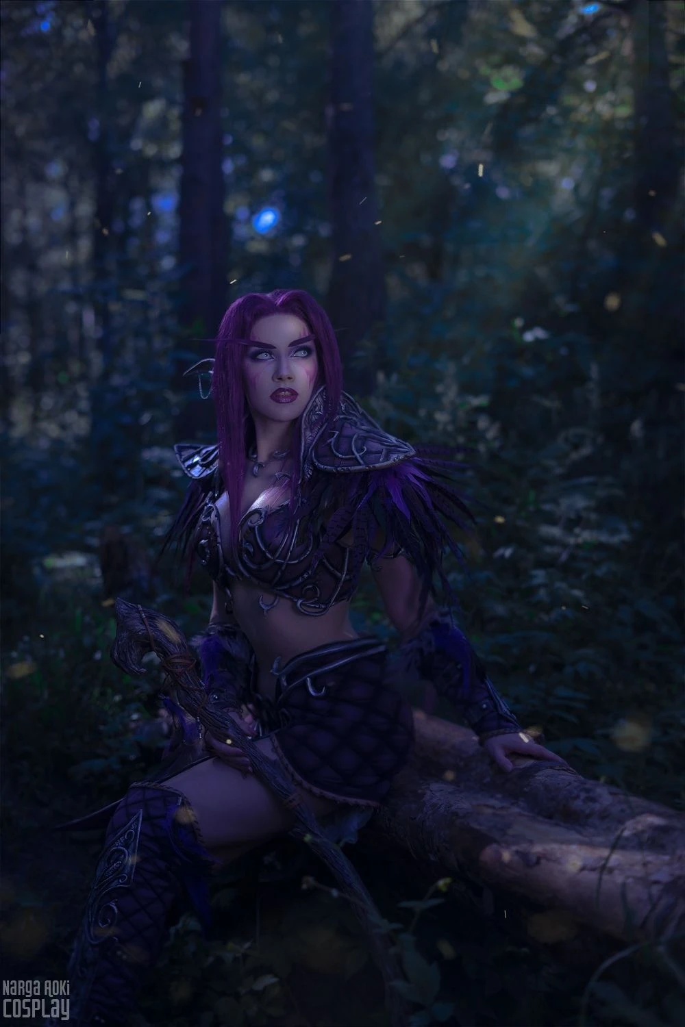 "Очень красиво": Россиянка показала себя в образе ночной эльфийки из World of Warcraft.