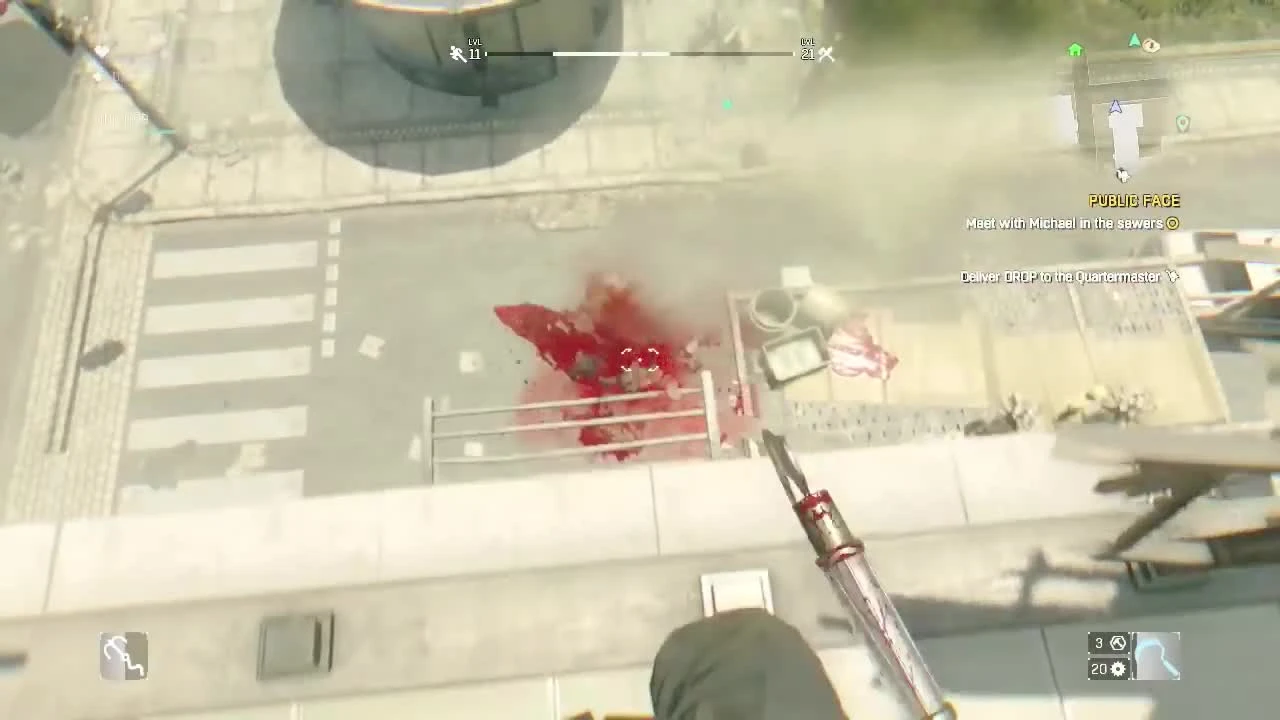 Dying Light Смешное / Жестокое убийство (Лук / Взрывы / Смешные моменты / Оружие) Часть.3