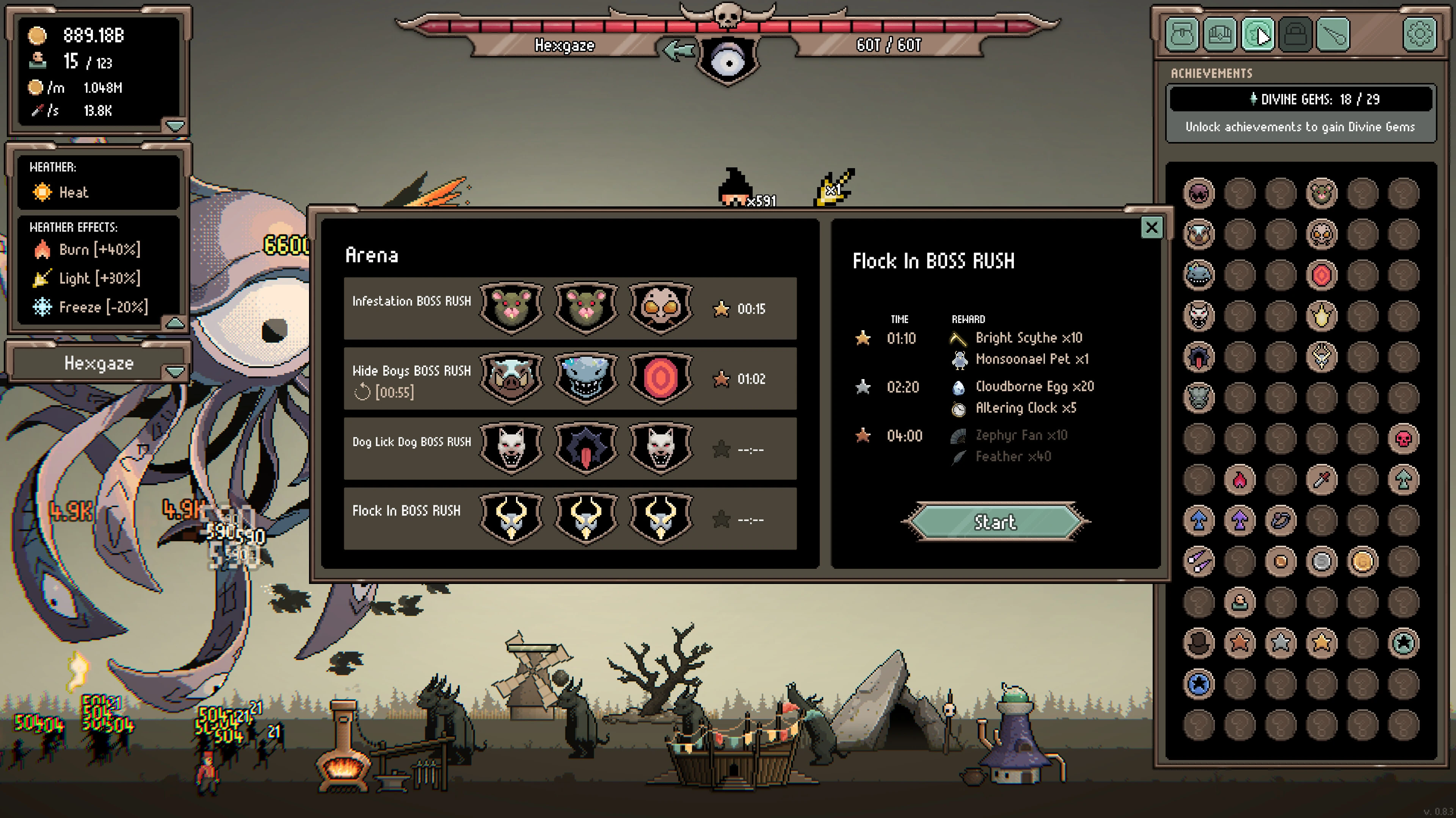 IDLE BOSS RUSH "Таблица +9 для Cheat Engine от BabyGroot: Редактор игры, кузницы, фермы и пр"