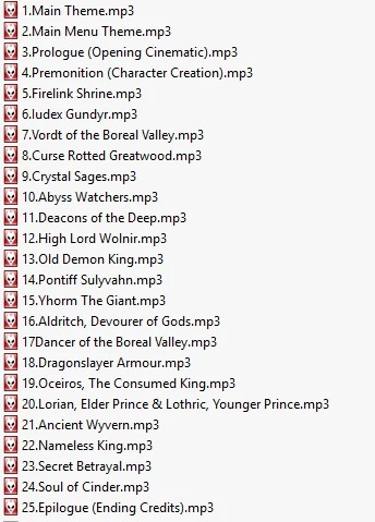 Dark Souls 3 "Digital Soundtrack"