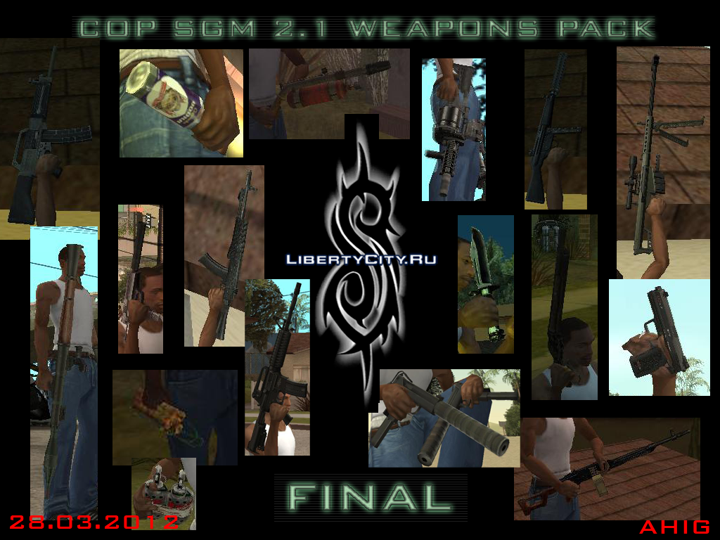 GTA SA "COP SGM 2.1 Weapons Pack"