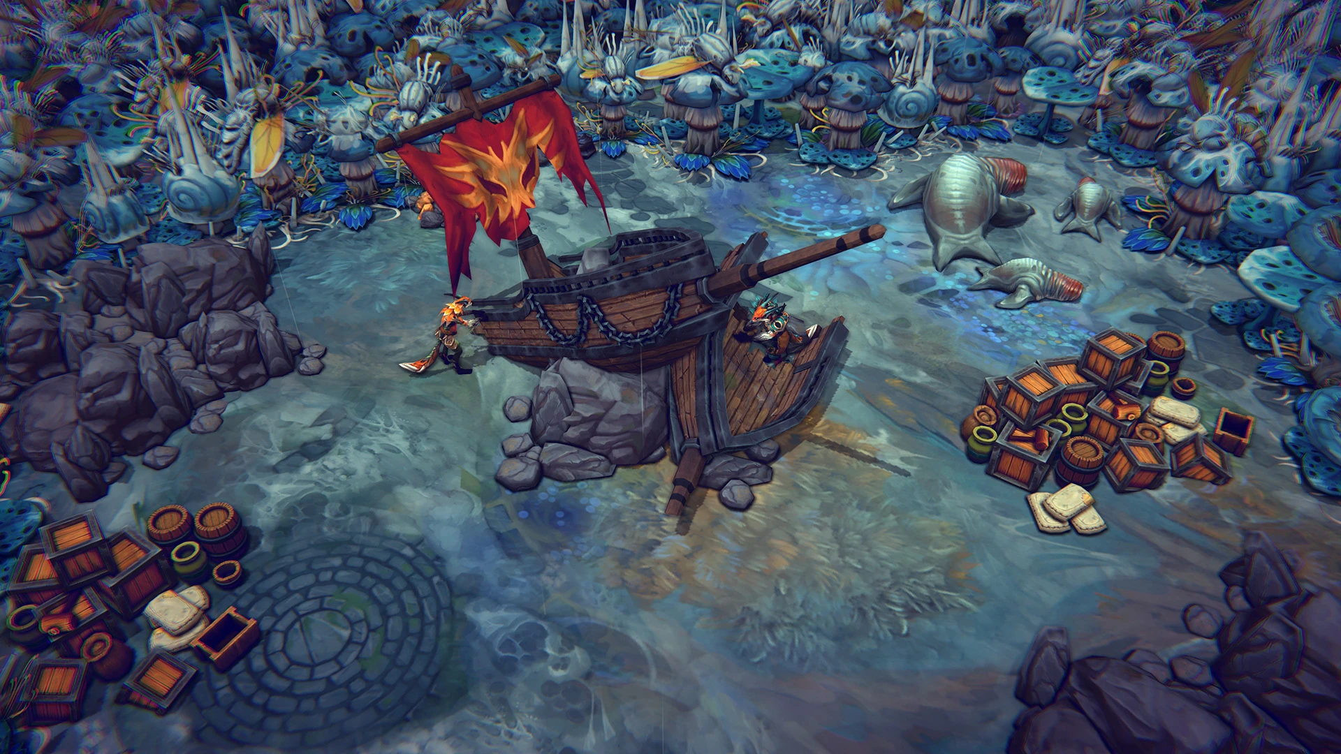 Последнее обновление Merchant Shipwreck для Against the Storm добавляет новое событие, новые указы и многое другое